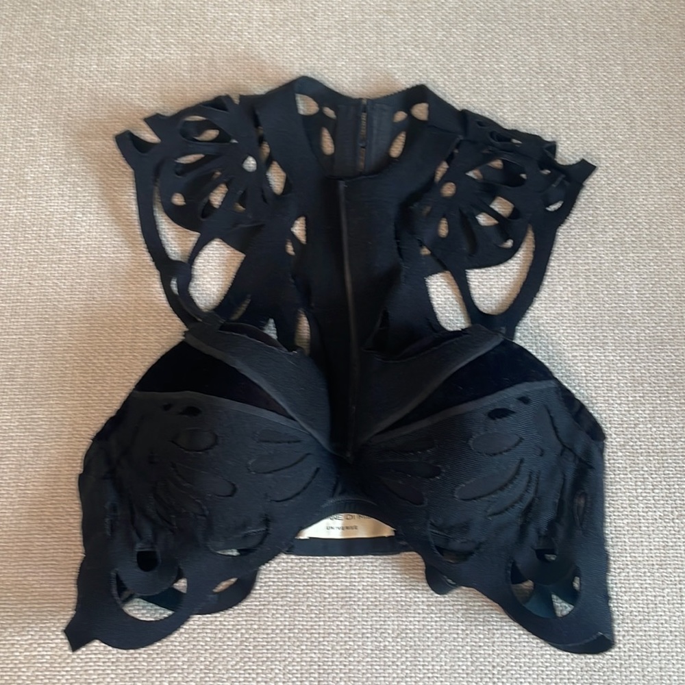 Jasmine Di Milo Laser Cut Wool Corset - Picture 3 of 11